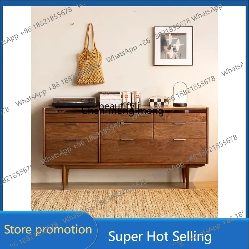 North American black walnut eight-bucket cabinet storage cabinet all solid wood living room locker modern simple bedside 3001
North American black walnut eight-bucket cabinet storage cabinet all solid wood living room locker modern simple bedside 3001