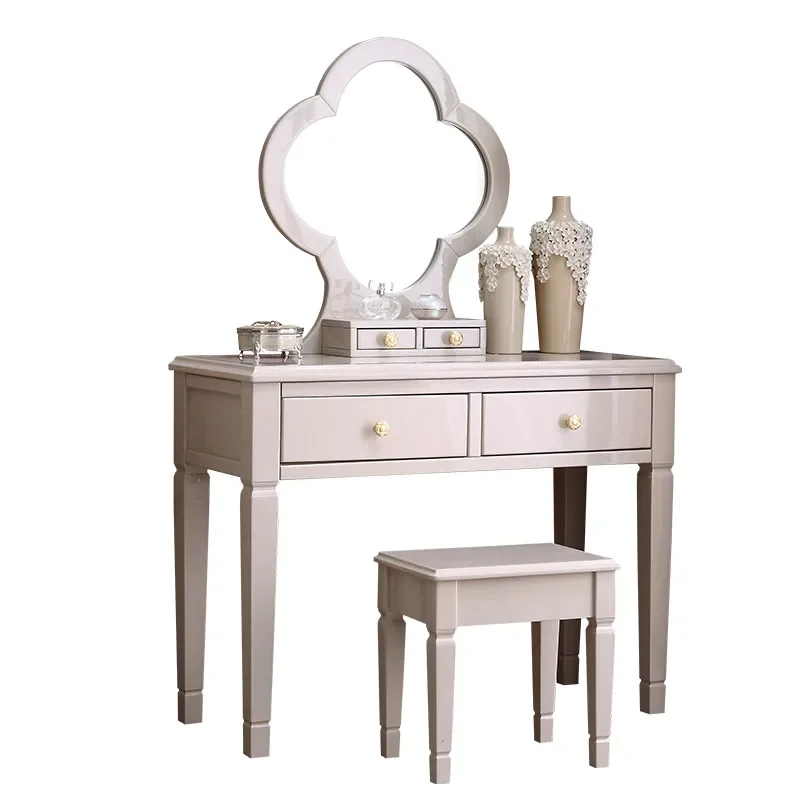 Bedroom Furniture Nordic Style Solid Wood Vanity Makeup Dressing Table With Mirror
Bedroom Furniture Nordic Style Solid Wood Vanity Makeup Dressing Table With Mirror