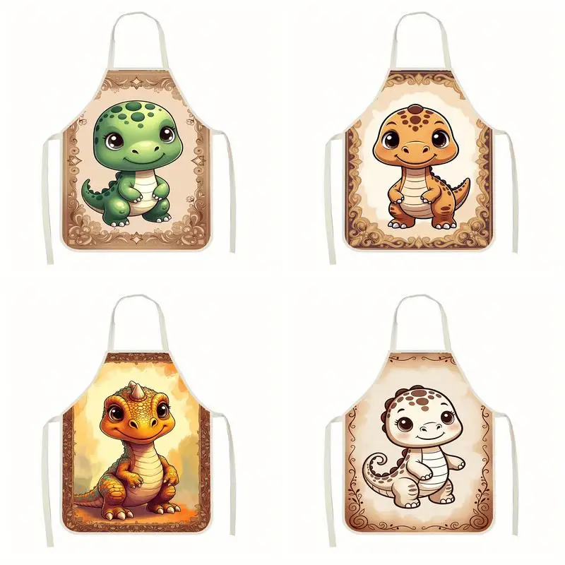 Cute Cartoon Dinosaurs Linen apron, suitable for kitchen cooking, parent-child interaction, painting and other scenarios
Cute Cartoon Dinosaurs Linen apron, suitable for kitchen cooking, parent-child interaction, painting and other scenarios
