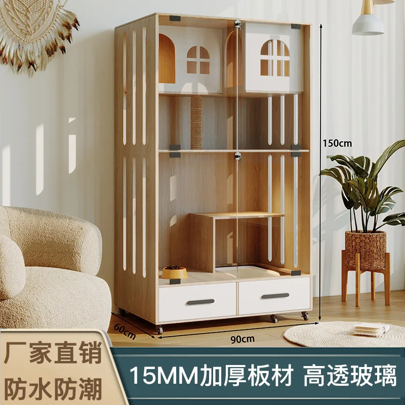 2025 new high-end cat villa display cabinet oversized cat cage wooden cat nest cat house cat house pet cat cabinet
2025 new high-end cat villa display cabinet oversized cat cage wooden cat nest cat house cat house pet cat cabinet