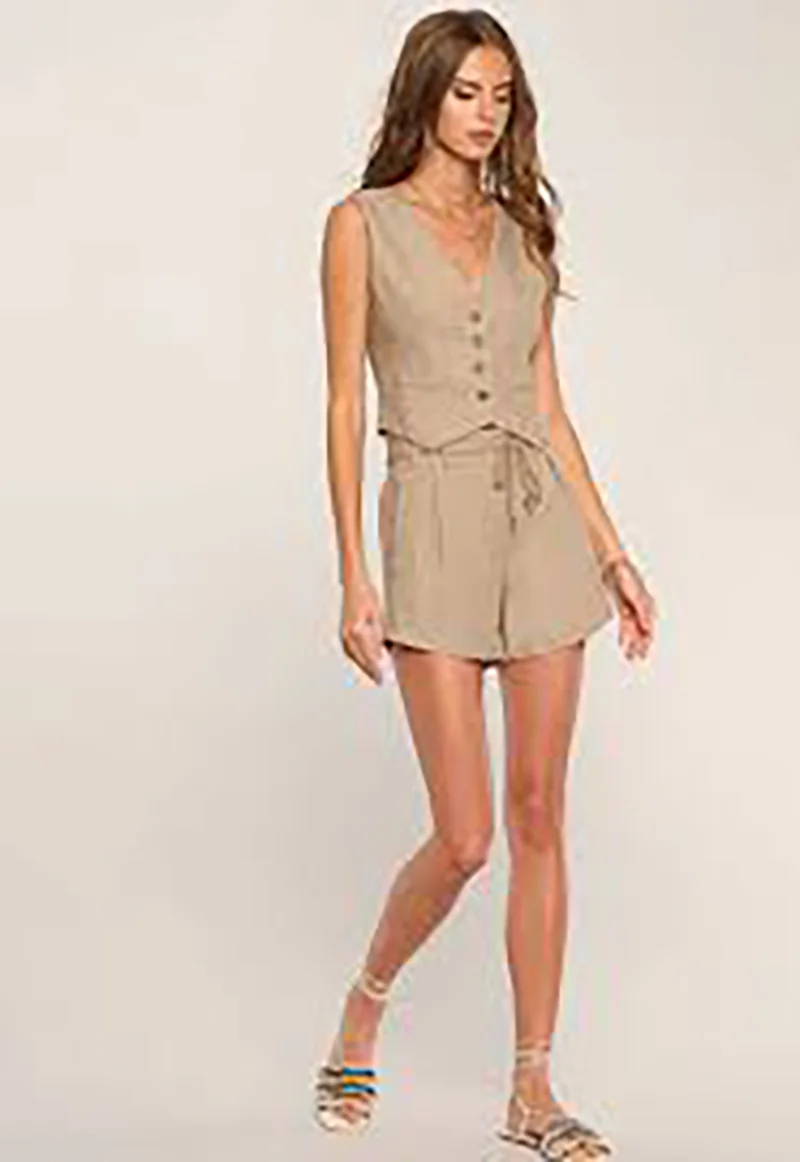Women's Linen Sleeveless Vest V-neck Solid Color Casual Commuter Loose Regular Fit Comfortable Soft Fabrics
Women's Linen Sleeveless Vest V-neck Solid Color Casual Commuter Loose Regular Fit Comfortable Soft Fabrics