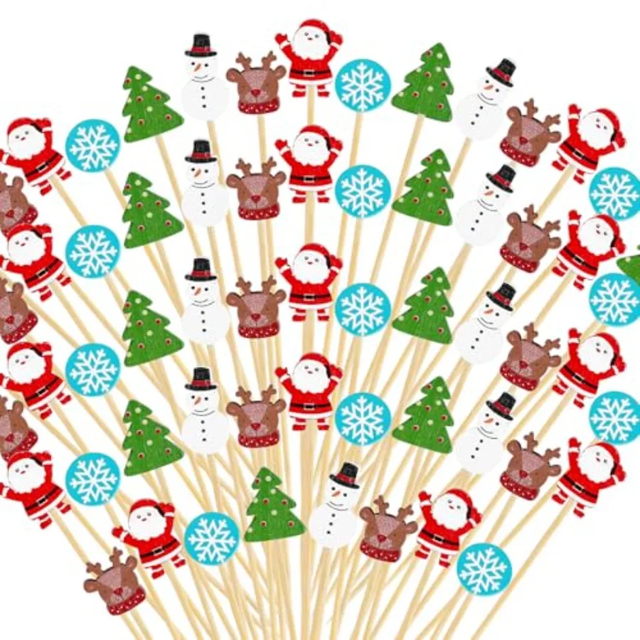 LOKIPA 150PCS Christmas Cocktail Picks Christmas Cocktail Toothpicks for Appetizers Christmas Cocktail Sticks for Christmas Par
LOKIPA 150PCS Christmas Cocktail Picks Christmas Cocktail Toothpicks for Appetizers Christmas Cocktail Sticks for Christmas Par