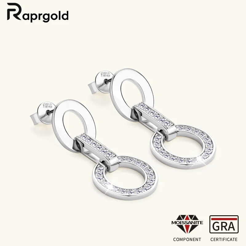 Сертифицированные серьги-гвоздики RAPRGOLD GRA с муассанитом для женщин, серьги-гвоздики из настоящего стерлингового серебра 925, серьги для пирсинга, ювелирные изделия, подарок
Сертифицированные серьги-гвоздики RAPRGOLD GRA с муассанитом для женщин, серьги-гвоздики из настоящего стерлингового серебра 925, серьги для пирсинга, ювелирные изделия, подарок