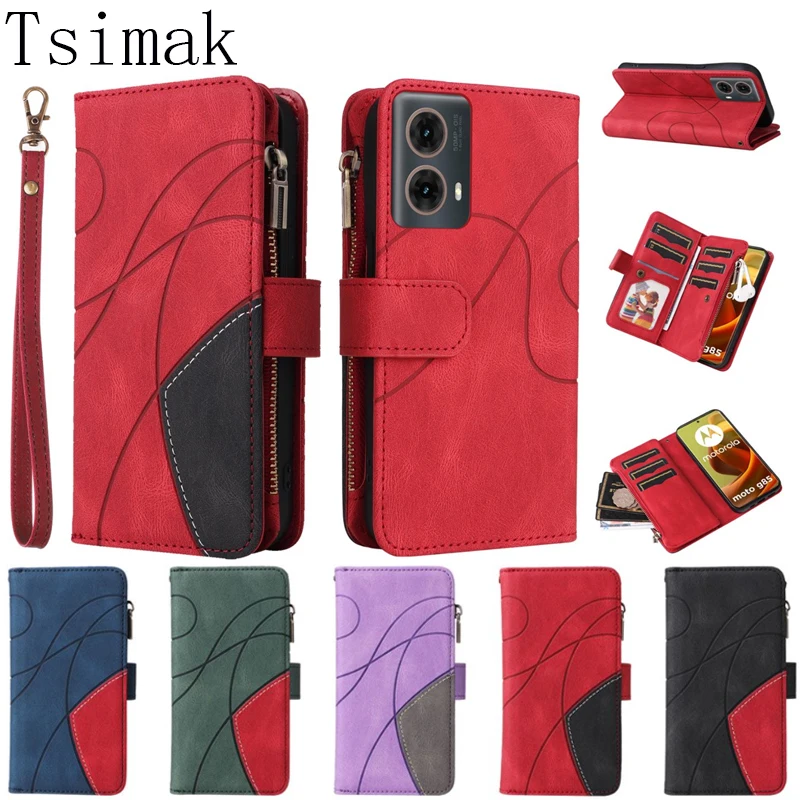 Zipper 9 Card Leather Case For Motorola Moto G14 G24 G34 G54 G84 G15 G35 G55 G75 G85 Power Flip Wallet Stand Bag Phone Cover
Zipper 9 Card Leather Case For Motorola Moto G14 G24 G34 G54 G84 G15 G35 G55 G75 G85 Power Flip Wallet Stand Bag Phone Cover