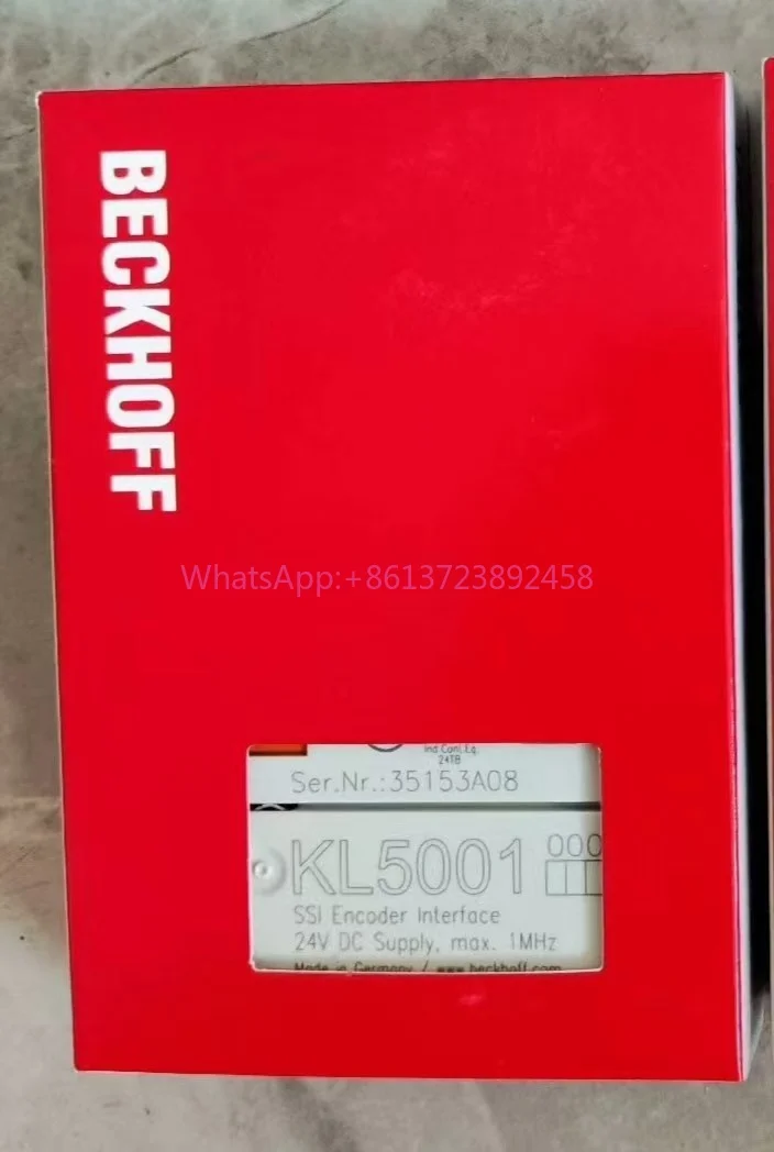 Beckhoff module KL5001 is brand new and original, high quality
Beckhoff module KL5001 is brand new and original, high quality