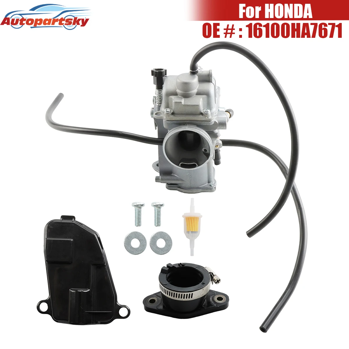 16100HA7671 Carburetor Assembly Fuel Filter Intake Manifold Dust Cover For HONDA FOURTRAX 350 TRX350 4X4 1986-1987 Accessories
16100HA7671 Carburetor Assembly Fuel Filter Intake Manifold Dust Cover For HONDA FOURTRAX 350 TRX350 4X4 1986-1987 Accessories