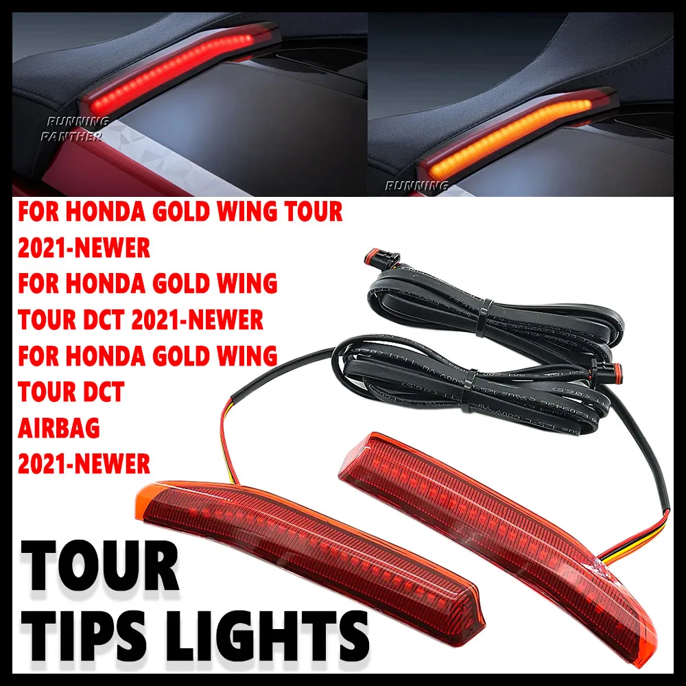 NEW For Honda Gold Wing GL1800 Tour DCT Airbag 2021-2023 Motorcycle Top Box Trunk Tour Tips Side LED Decorative Light Lamp
NEW For Honda Gold Wing GL1800 Tour DCT Airbag 2021-2023 Motorcycle Top Box Trunk Tour Tips Side LED Decorative Light Lamp