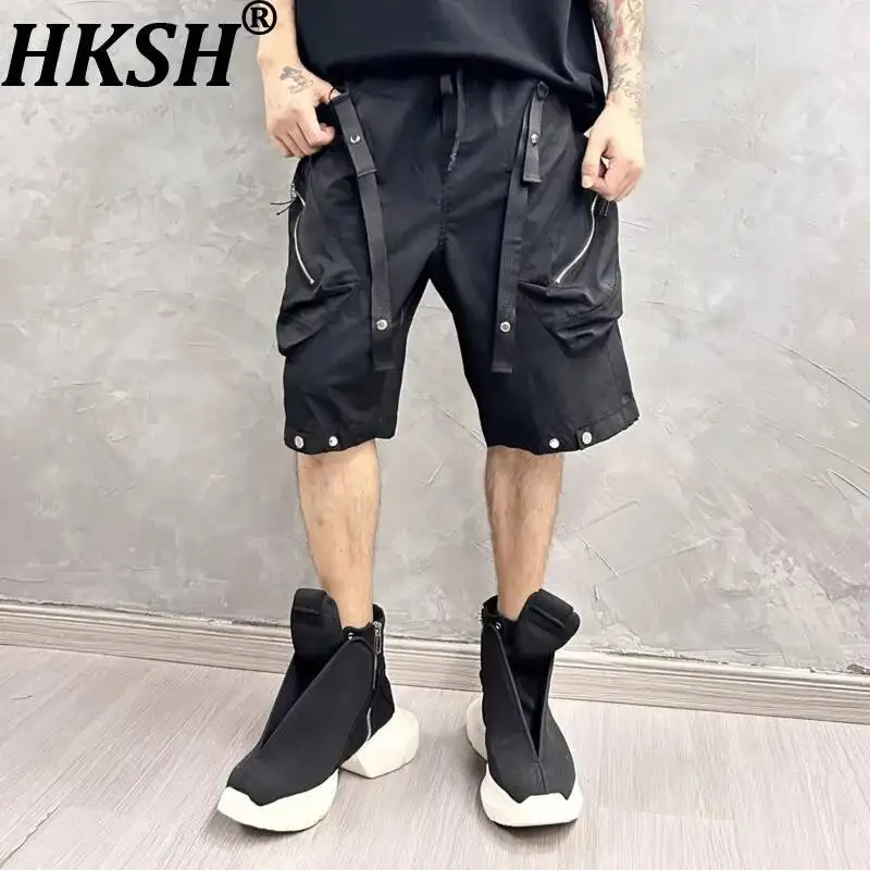 HKSH Spring Summer New Man Dark Functional Patch Pocket Zipper Patchwork Trendy Half Lengh Pants Niche Chic Casual Shorts HK9112
HKSH Spring Summer New Man Dark Functional Patch Pocket Zipper Patchwork Trendy Half Lengh Pants Niche Chic Casual Shorts HK9112