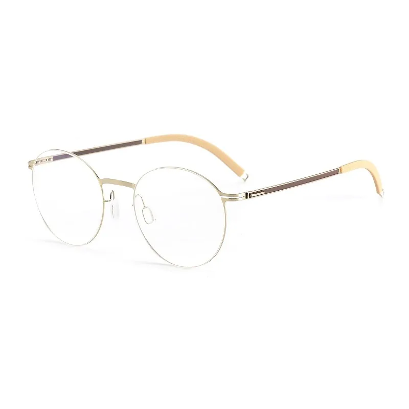 Tonal pull full, soft pink gold, Korean ultra-light designer myopia glasses frame, small face thin edge glasses frame
Tonal pull full, soft pink gold, Korean ultra-light designer myopia glasses frame, small face thin edge glasses frame