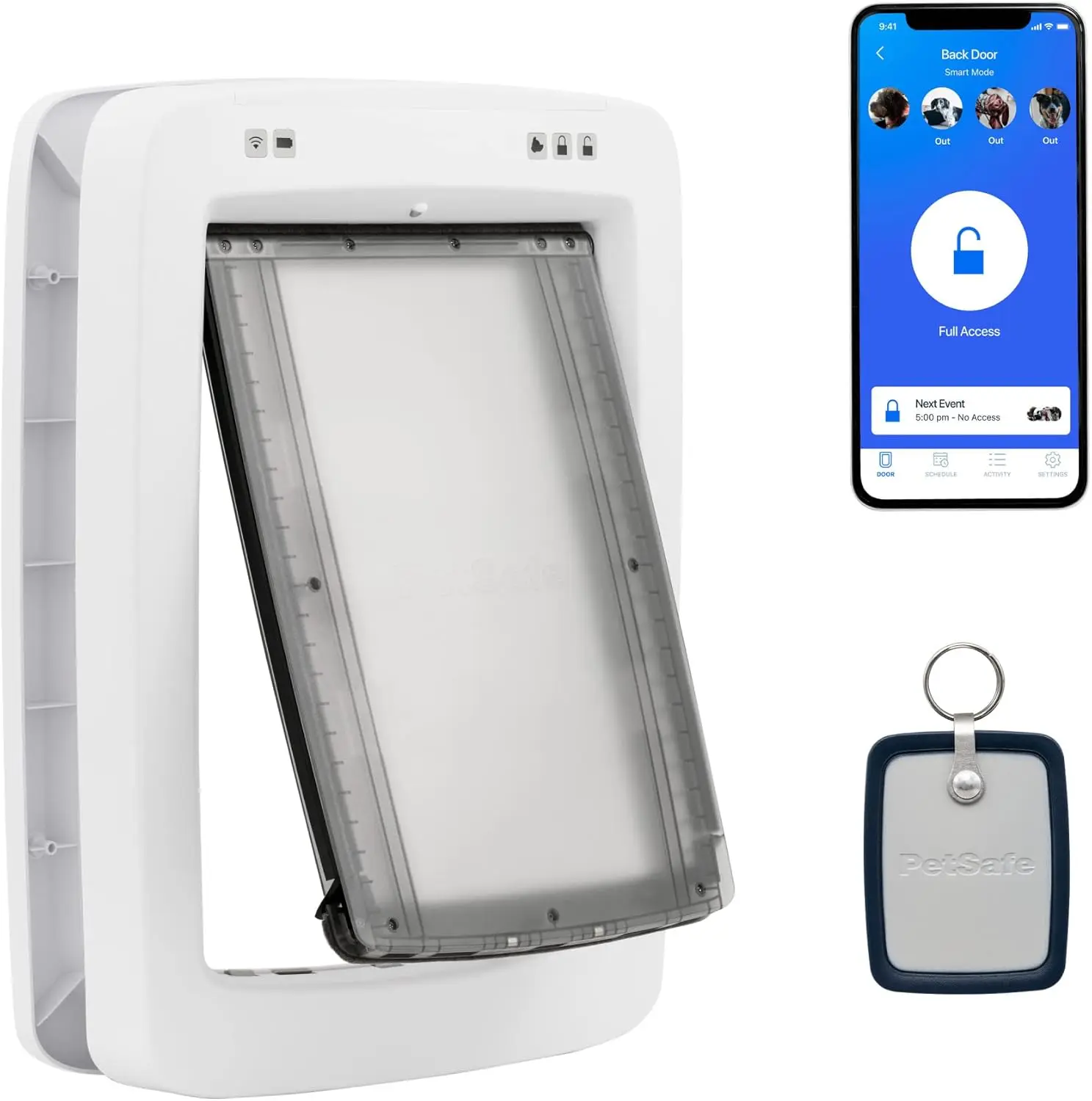 Never Rust Connected Pet Door, Dog and Cat, Selective Entry and Exit, App Enabled Pet Door, Smart Device, Smartphone Controlled
Never Rust Connected Pet Door, Dog and Cat, Selective Entry and Exit, App Enabled Pet Door, Smart Device, Smartphone Controlled