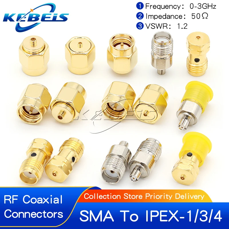 1PCS SMA to IPX Adapter RF Coaxial Connector IPX1/2/3/4 To SMA Male and Female Test head IPX 1/2/3/4 Generation Copper SMA-JJ-KK
1PCS SMA to IPX Adapter RF Coaxial Connector IPX1/2/3/4 To SMA Male and Female Test head IPX 1/2/3/4 Generation Copper SMA-JJ-KK