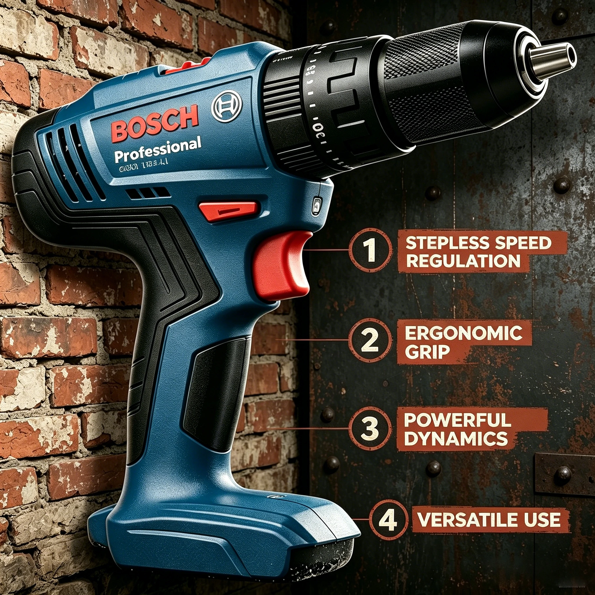 Bosch GSB 183-Li Cordless Screwdriver Drill, Variable Speed & Reverse, Ideal for Furniture Assembly & Masonry Work
Bosch GSB 183-Li Cordless Screwdriver Drill, Variable Speed & Reverse, Ideal for Furniture Assembly & Masonry Work