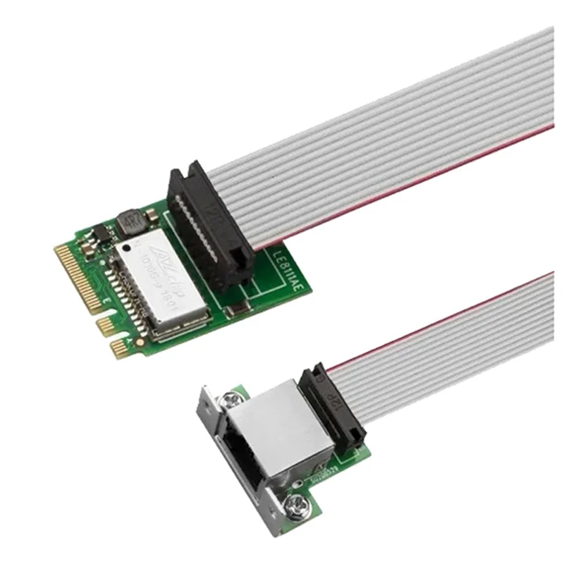 Сетевые карты M.2(A + E), сетевая карта 1000 Мбит/с, гигабитный Ethernet 10/100/1000M, сетевой адаптер RJ45 для компьютера, ПК, простой в использовании
Сетевые карты M.2(A + E), сетевая карта 1000 Мбит/с, гигабитный Ethernet 10/100/1000M, сетевой адаптер RJ45 для компьютера, ПК, простой в использовании