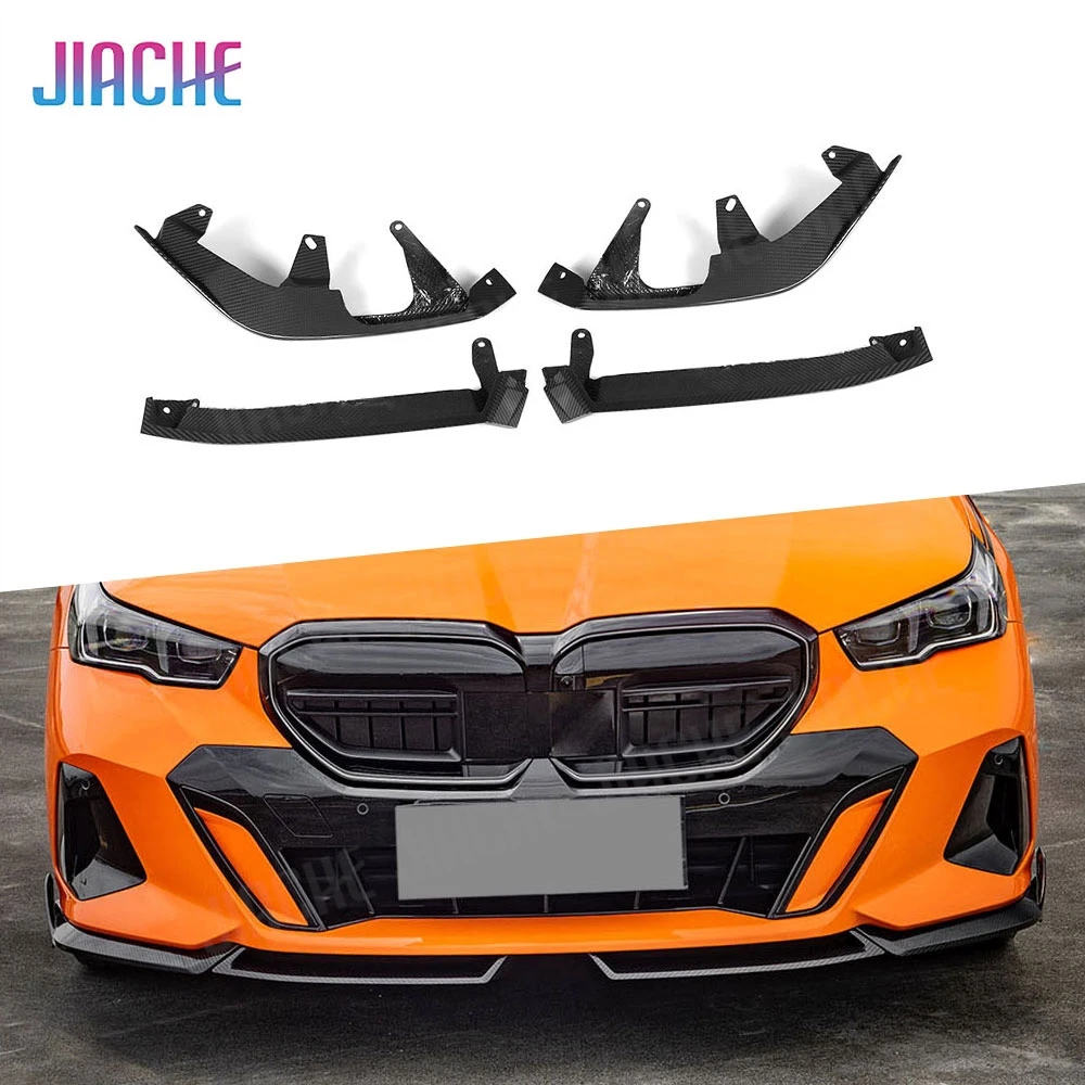 Dry Carbon Fiber Front Bumper Lip Spoiler Splitter Diffuser Body Kits For BMW 5 Series G60 G68 M Sport 2024+ FRP Unpainted Black
Dry Carbon Fiber Front Bumper Lip Spoiler Splitter Diffuser Body Kits For BMW 5 Series G60 G68 M Sport 2024+ FRP Unpainted Black