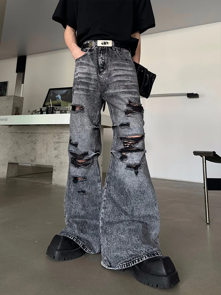 Vintage Distressed Denim High Street Loose Straight Leg Jeans Trendy Floor Length Wide Leg Pants for Young Men
Vintage Distressed Denim High Street Loose Straight Leg Jeans Trendy Floor Length Wide Leg Pants for Young Men
