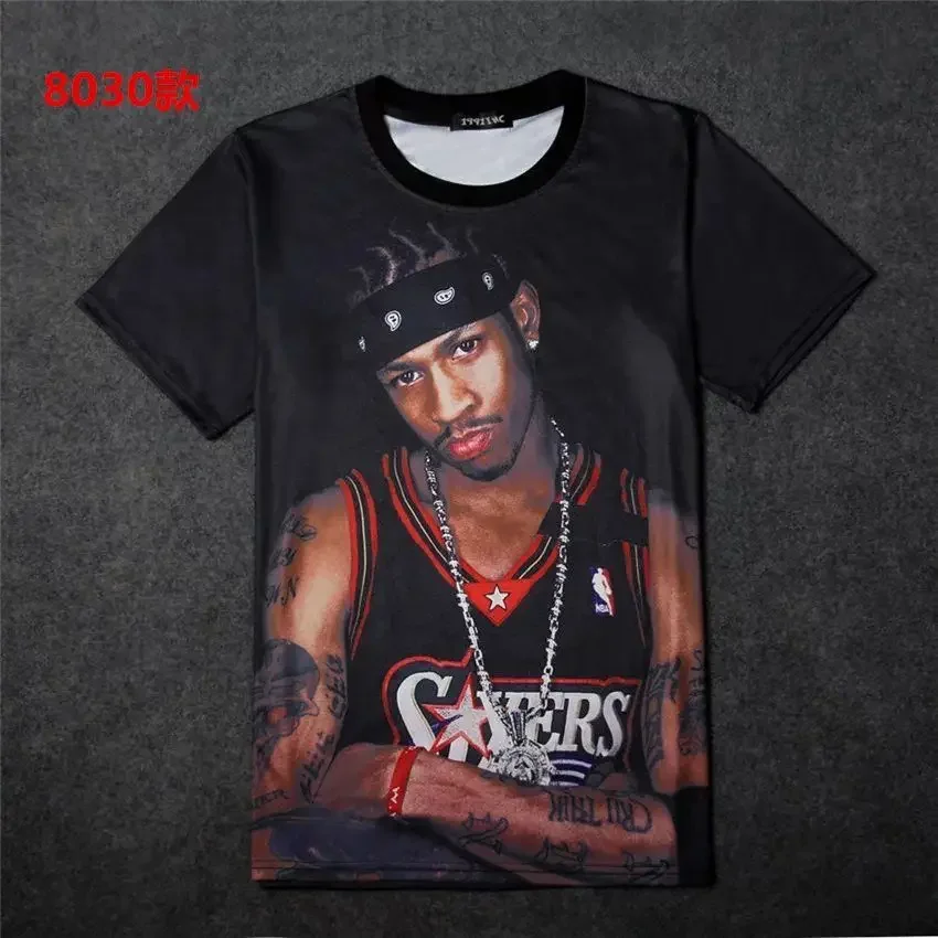 2024 Summer NBA star 3D printed short sleeved T-shirt short sleeved basketball clothes Fashion Loose Casual Round Neck T-shirt
2024 Summer NBA star 3D printed short sleeved T-shirt short sleeved basketball clothes Fashion Loose Casual Round Neck T-shirt
