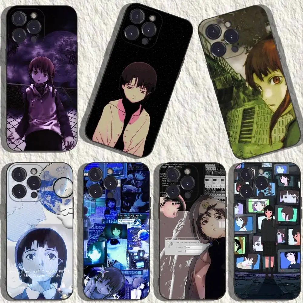 Serial Experiments Lain Phone Case For iPhone 16,15,14,13,12,11 Plus,Pro Max,XS,X,XR,SE,Mini,8,7,Soft Silicone Black Cover
Serial Experiments Lain Phone Case For iPhone 16,15,14,13,12,11 Plus,Pro Max,XS,X,XR,SE,Mini,8,7,Soft Silicone Black Cover