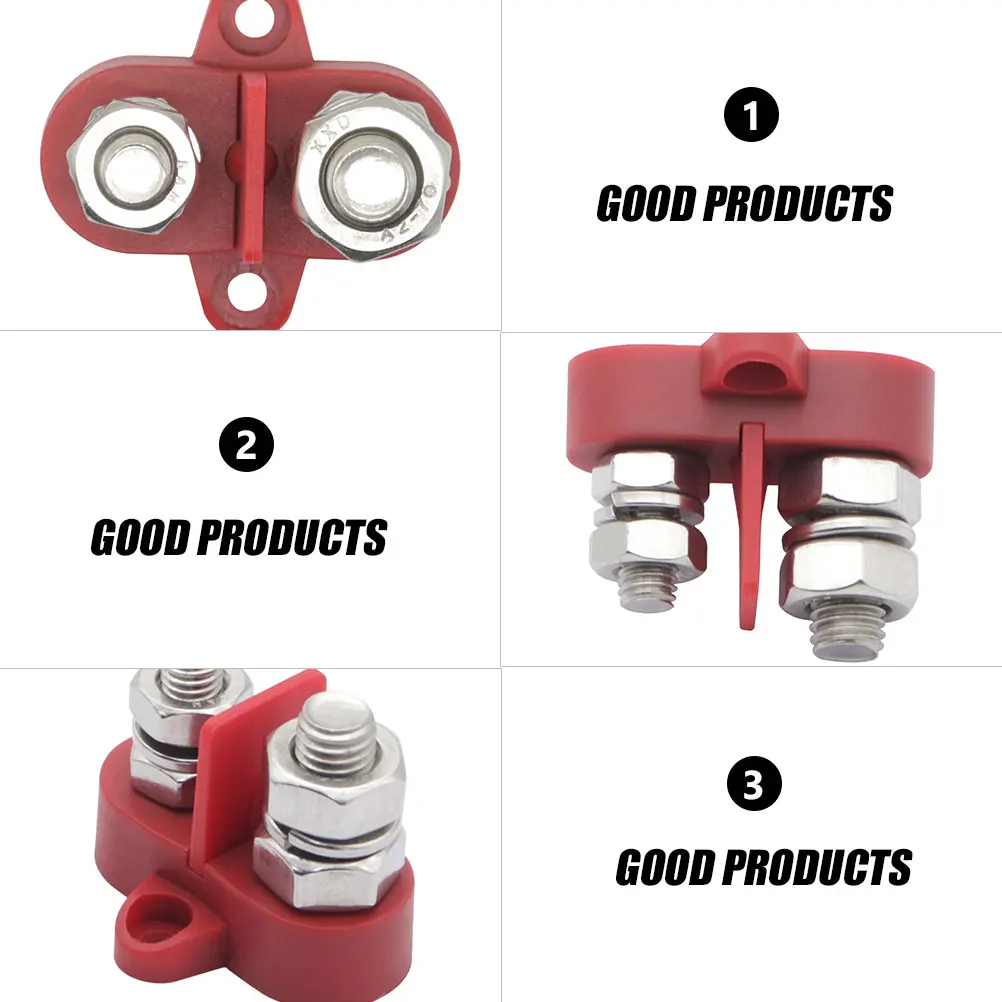 Heavy Duty Truck Dual Junction Post Power Distribution Block 2 Terminals Glass Fiber Nylon Base For Trucks RVs Boats Industrial
Heavy Duty Truck Dual Junction Post Power Distribution Block 2 Terminals Glass Fiber Nylon Base For Trucks RVs Boats Industrial