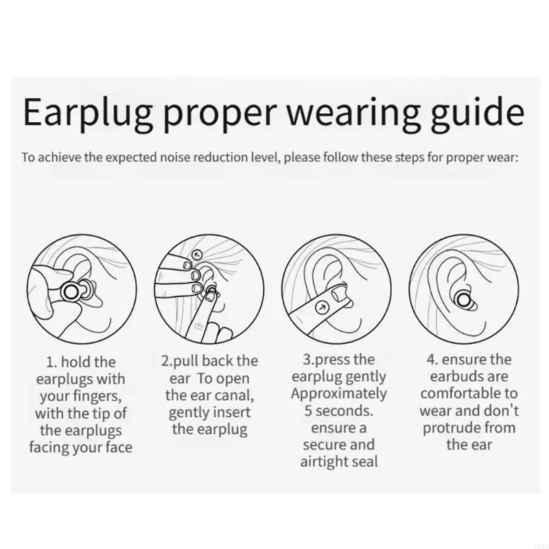 Ergonomic Ear Plugs With 32dB NRR For Noise Isolation During Sleep Working Or Studying Concerts Provide Quiet Environmen
Ergonomic Ear Plugs With 32dB NRR For Noise Isolation During Sleep Working Or Studying Concerts Provide Quiet Environmen
