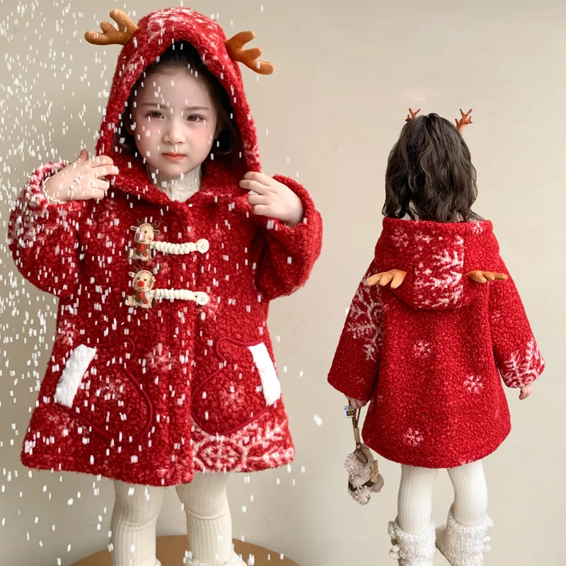 Зимнее пальто для девочек, топы, утепленная толстовка с капюшоном, рождественская теплая детская одежда средней длины, универсальная кавайная модная новая стильная повседневная одежда
Зимнее пальто для девочек, топы, утепленная толстовка с капюшоном, рождественская теплая детская одежда средней длины, универсальная кавайная модная новая стильная повседневная одежда