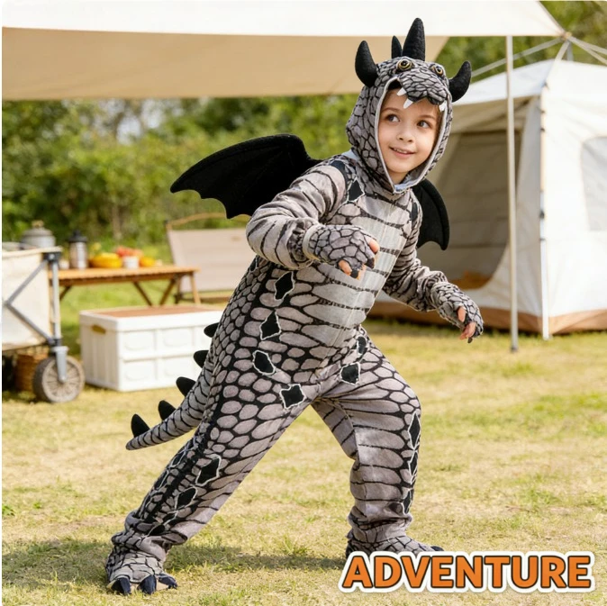 Kids Dinosaur Costume Cosplay Outfit Halloween Party Dress Up Carnival Stage Performance Play Clothing for Boys and Girls
Kids Dinosaur Costume Cosplay Outfit Halloween Party Dress Up Carnival Stage Performance Play Clothing for Boys and Girls