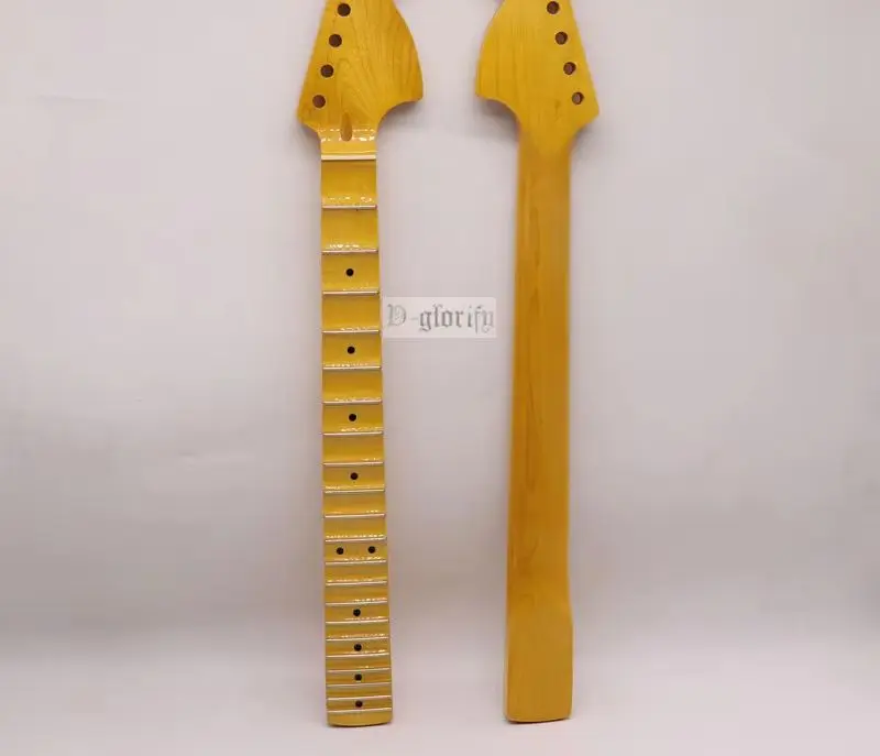 Electric guitar groove neck wave pattern big head yellow 21 pin guitar handle guitar neck DIY modification
Electric guitar groove neck wave pattern big head yellow 21 pin guitar handle guitar neck DIY modification