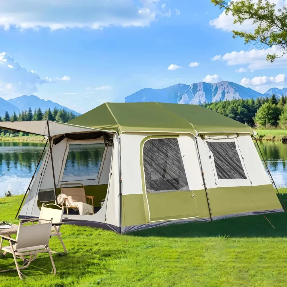 YOLENY Family Camping Tent for 4-8 People: Quick Setup, Rainfly Included, Waterproof and Portable
YOLENY Family Camping Tent for 4-8 People: Quick Setup, Rainfly Included, Waterproof and Portable