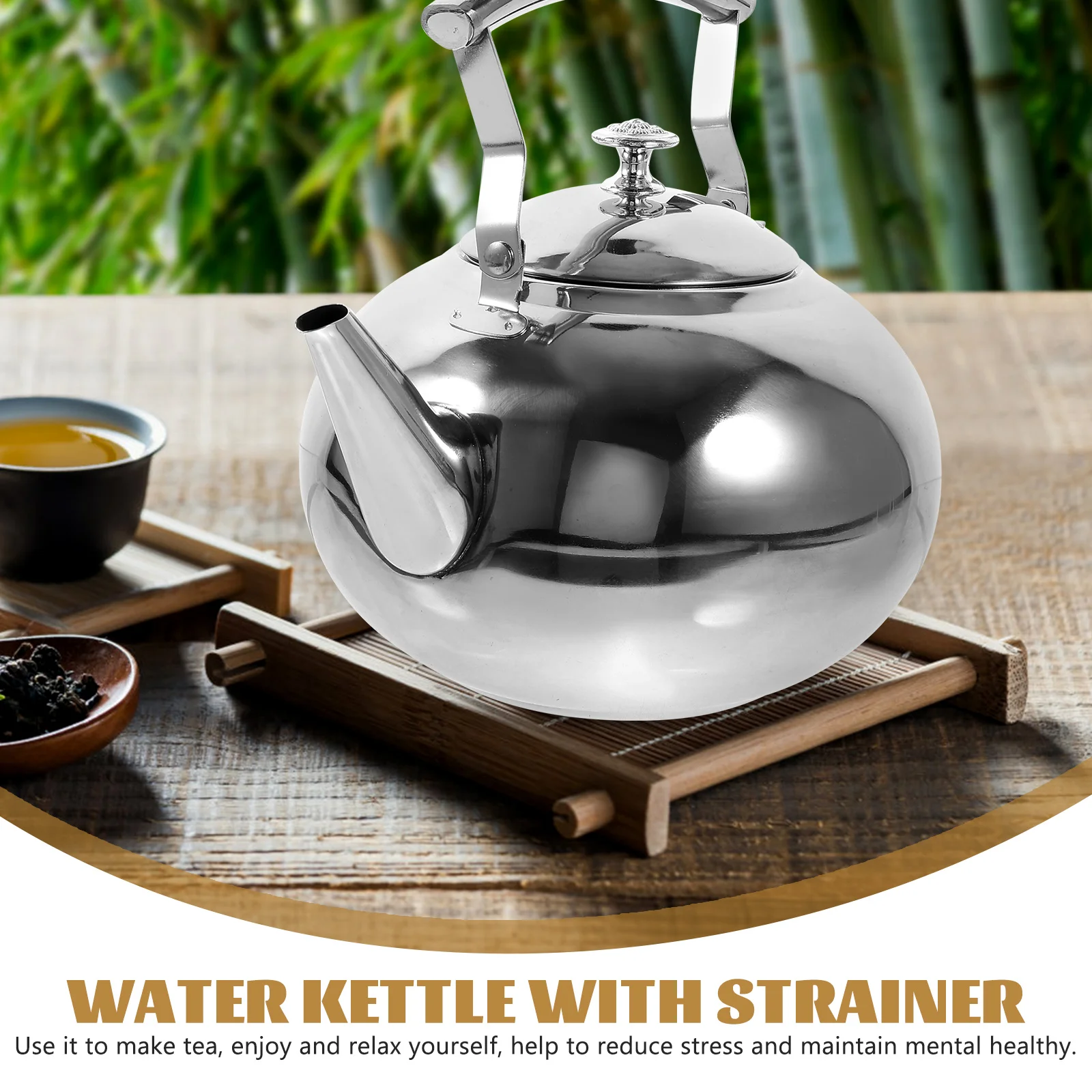 Stainless Steel Tea Kettle Thickened Stove Teakettle Heat Resistant Portable for Tea Coffee Boil Water Kettle with Filter
Stainless Steel Tea Kettle Thickened Stove Teakettle Heat Resistant Portable for Tea Coffee Boil Water Kettle with Filter