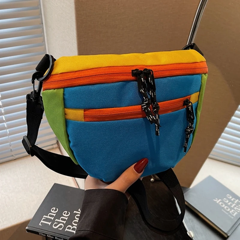 Casual ex Canvas oulder Bag Faion Color Blo Design Small Size Crossbody Bag for Young People Leisure Scenarios
Casual ex Canvas oulder Bag Faion Color Blo Design Small Size Crossbody Bag for Young People Leisure Scenarios