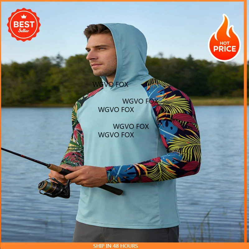 Fishing Apparel Summer Outdoor Jersey Men Long Sleeve Shirts Clothing Sun Uv Protection Breathable Hooded Fishing Wear
Fishing Apparel Summer Outdoor Jersey Men Long Sleeve Shirts Clothing Sun Uv Protection Breathable Hooded Fishing Wear