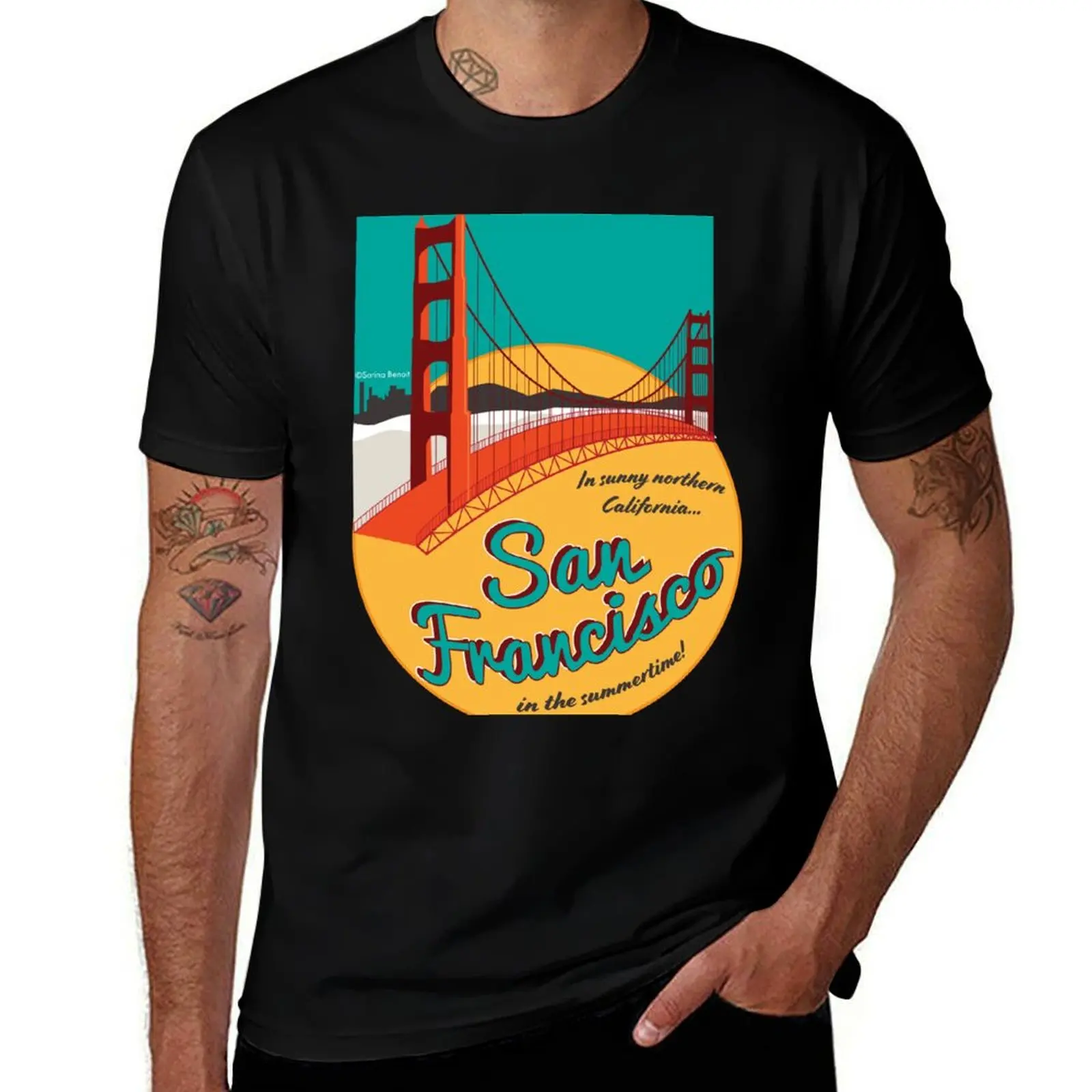 Retro San Francisco Sticker T-Shirt korean fashion heavyweights customs funny t shirts men
Retro San Francisco Sticker T-Shirt korean fashion heavyweights customs funny t shirts men