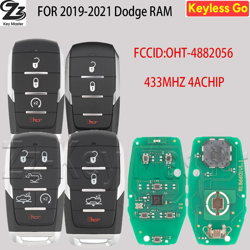 Умный дистанционный ключ-брелок Zz 433 МГц 4ACHIP OHT-4882056 для Dodge RAM 1500 TRX Pickup 2019 2020 2021+ 68291692AD 68291691AD
Умный дистанционный ключ-брелок Zz 433 МГц 4ACHIP OHT-4882056 для Dodge RAM 1500 TRX Pickup 2019 2020 2021+ 68291692AD 68291691AD