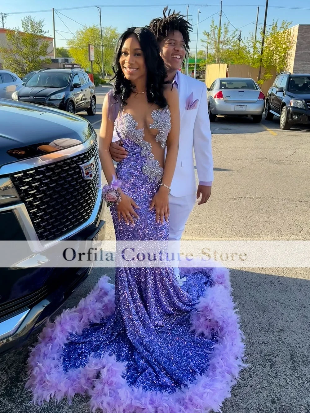 Customized Prom Dresses With Feathers 2026 Ruffles Mermaid Evening Dress For Black Girls Sequins African Party Gowns
Customized Prom Dresses With Feathers 2026 Ruffles Mermaid Evening Dress For Black Girls Sequins African Party Gowns