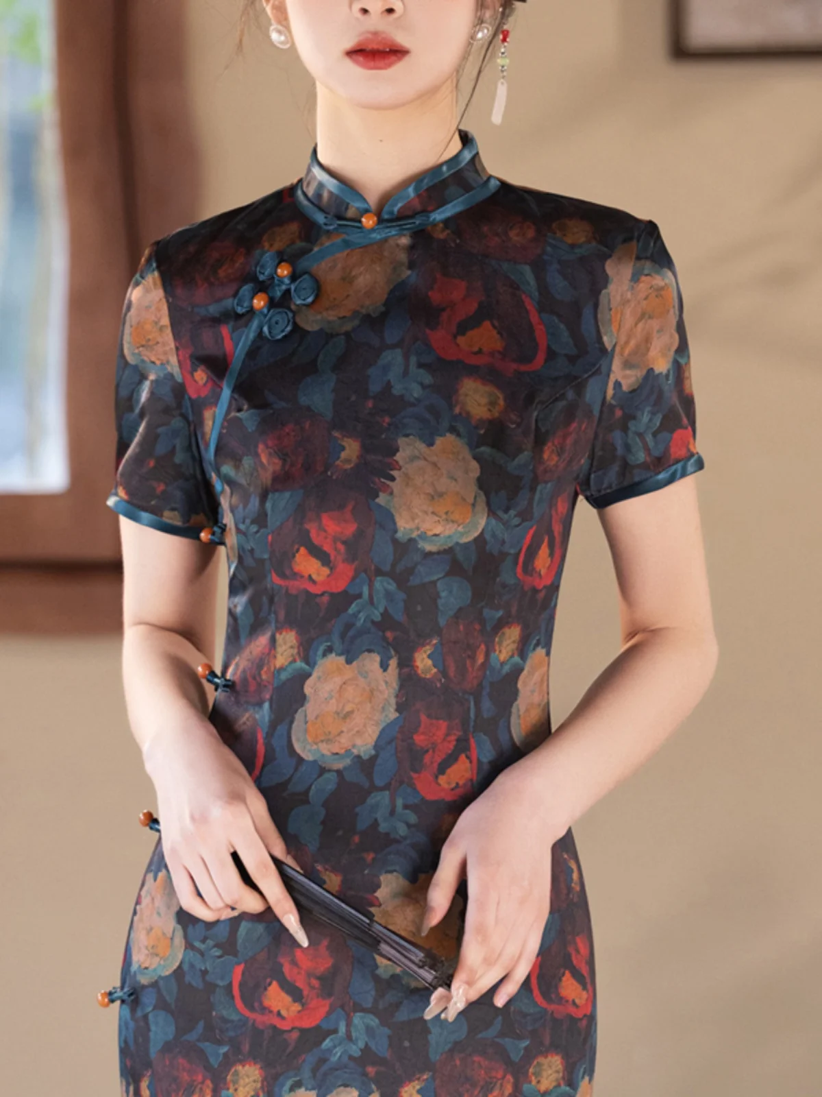 Ele Long New Chinese Sle Summer Dr anghai Old School Evening Gown Daily Wear Skirt Breathable Floral
Ele Long New Chinese Sle Summer Dr anghai Old School Evening Gown Daily Wear Skirt Breathable Floral