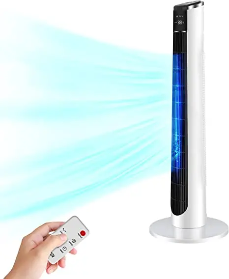 VEOHAUT Tower Fan 36 Inch Oscillating Fan for Home, White Portable Oscillating Quiet Fan with Remote Control, 3 Modes and Speed
VEOHAUT Tower Fan 36 Inch Oscillating Fan for Home, White Portable Oscillating Quiet Fan with Remote Control, 3 Modes and Speed