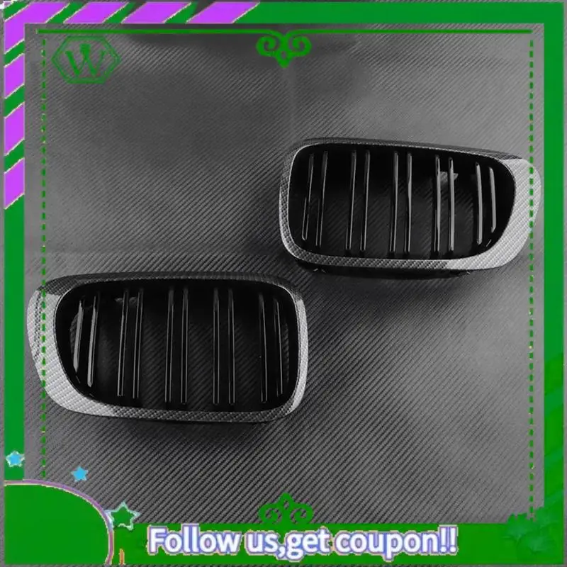 AC34-Front Bumper Kidney Grill Accessories Dual Slat Grilles For BMW E46 1999-2006 3 Series 2Dr Carbon Fiber
AC34-Front Bumper Kidney Grill Accessories Dual Slat Grilles For BMW E46 1999-2006 3 Series 2Dr Carbon Fiber