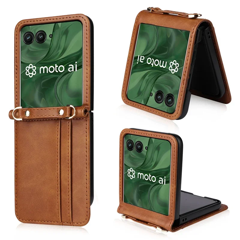 For Motorola Razr 60 Pro Integrated Hard Case PU Shockproof Non-Slip Crossbody Back Cover For Moto Razr Plus 2025 Phone Case
For Motorola Razr 60 Pro Integrated Hard Case PU Shockproof Non-Slip Crossbody Back Cover For Moto Razr Plus 2025 Phone Case