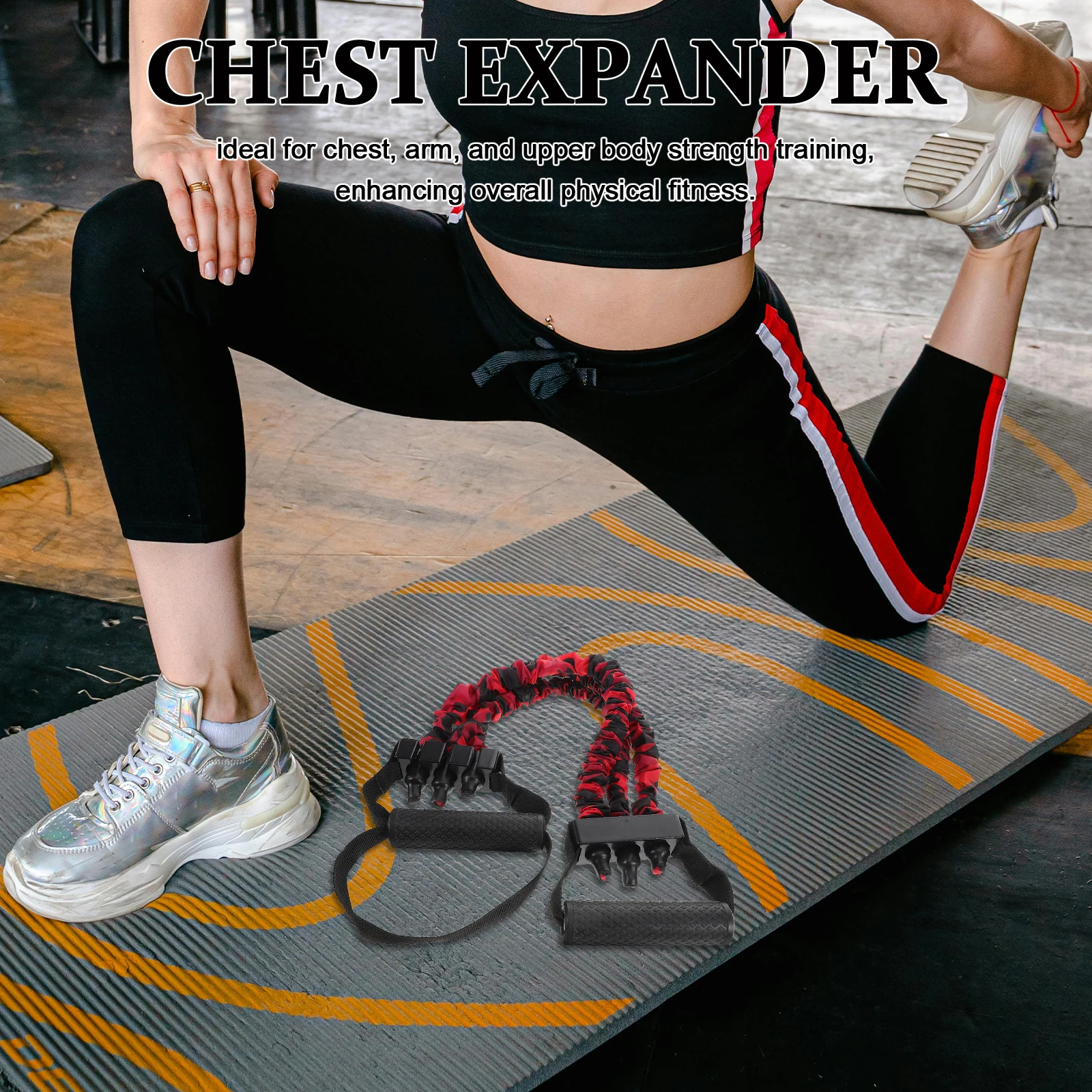 Chest Expander Equipment Exercise for Exercisers Strong Resistance Fitness Equipments Arm Trainer
Chest Expander Equipment Exercise for Exercisers Strong Resistance Fitness Equipments Arm Trainer