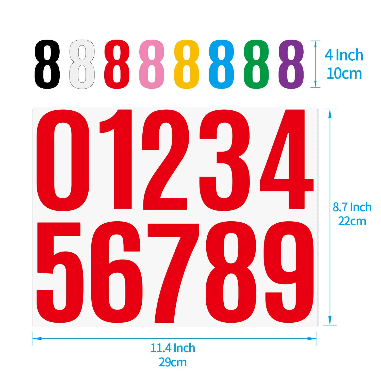 4 Inch Digital Stickers Large Mailbox Labels Goods Classification Self Adhesive Stickers Waterproof Digital Stickers Wholesale
4 Inch Digital Stickers Large Mailbox Labels Goods Classification Self Adhesive Stickers Waterproof Digital Stickers Wholesale