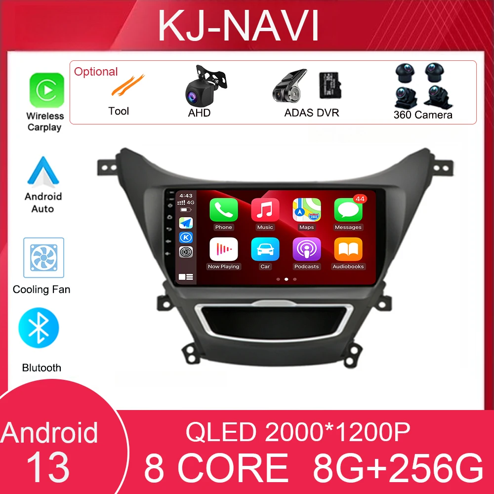 Multimedia Player Car Navigation Screen Android 13 Carplay For Hyundai Elantra Avante I35 2011 - 2013 2014 2015 2016 Auto GPS
Multimedia Player Car Navigation Screen Android 13 Carplay For Hyundai Elantra Avante I35 2011 - 2013 2014 2015 2016 Auto GPS