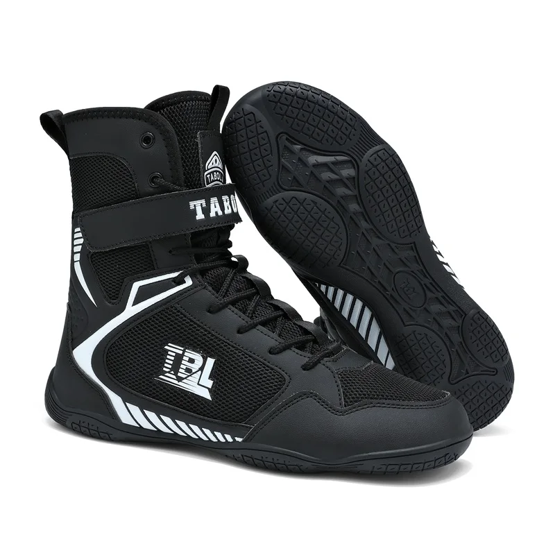 Мужские боксерские и борцовские кроссовки, легкие спортивные кеды, большие размеры, черно-белые, для улицы и зала, высокие, для активного отдыха
Мужские боксерские и борцовские кроссовки, легкие спортивные кеды, большие размеры, черно-белые, для улицы и зала, высокие, для активного отдыха