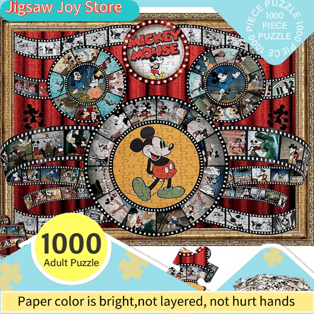 Большой пазл, тема «Микки Маус», включает сцены из фильмов и классические сюжеты, яркие цвета, легко хранить и переносить, с двумя языковыми вариантами.
Большой пазл, тема «Микки Маус», включает сцены из фильмов и классические сюжеты, яркие цвета, легко хранить и переносить, с двумя языковыми вариантами.