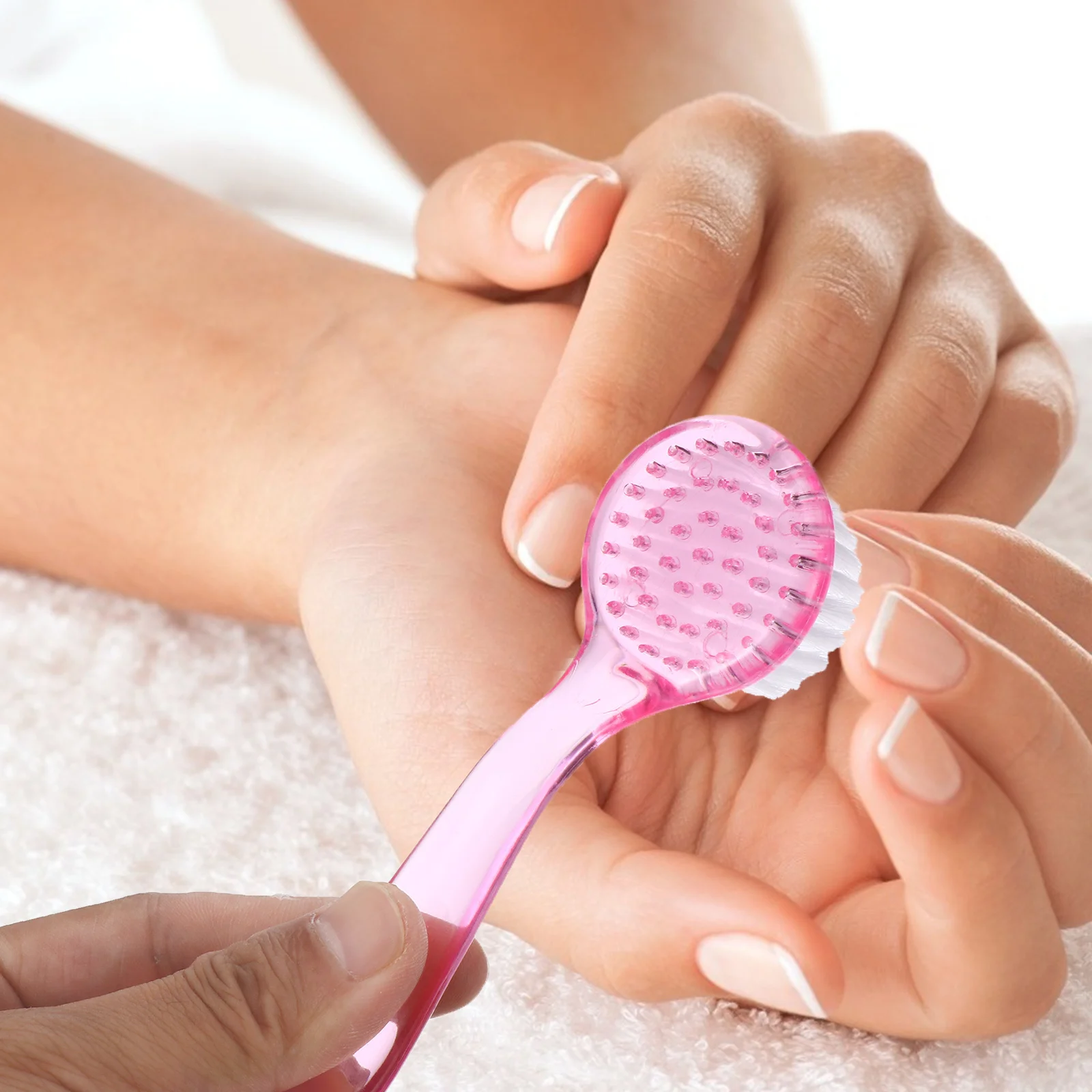 10Pcs Handle Grip Nail Brush Flexible Bristles for Fingernail Hand Foot Cleaning Nail Dirt Remover Scrubbing Brush
10Pcs Handle Grip Nail Brush Flexible Bristles for Fingernail Hand Foot Cleaning Nail Dirt Remover Scrubbing Brush