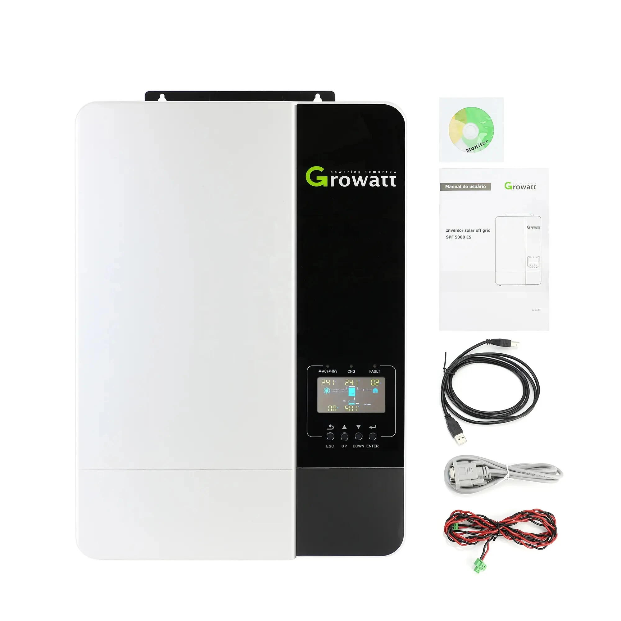 EU Stock 2024 NEW Growatt 220V 230V Single Phase 3500ES 5000ES Off Grid Solar Inverter with WIFI Module for Home Solar System
EU Stock 2024 NEW Growatt 220V 230V Single Phase 3500ES 5000ES Off Grid Solar Inverter with WIFI Module for Home Solar System