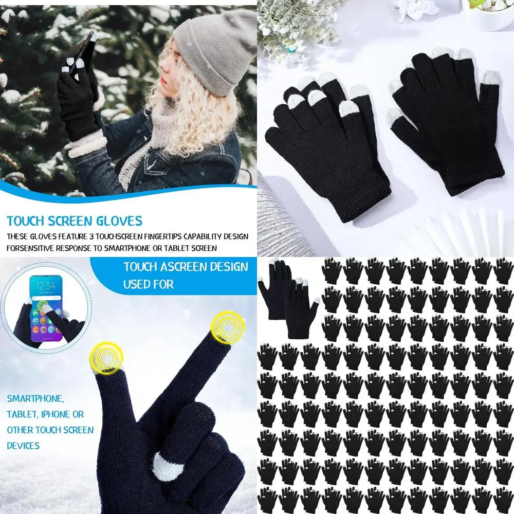 100 пар волшебных эластичных зимних перчаток с сенсорным экраном для мужчин и женщин — оптовая упаковка черного цвета
100 пар волшебных эластичных зимних перчаток с сенсорным экраном для мужчин и женщин — оптовая упаковка черного цвета