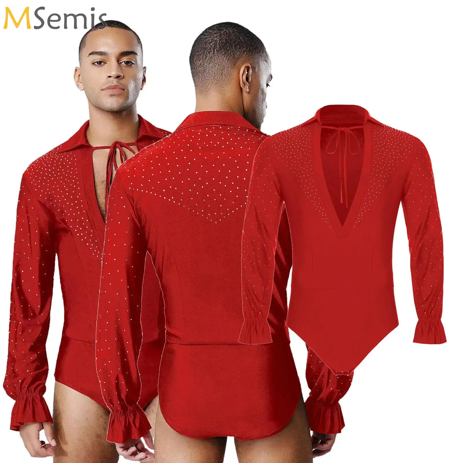 Men Latin Dance Shirts Latin Jazz Dance Leotard New Long Sleeve Ballet Dance Leotard Ballroom Tango Rumba Gymnastics Bodysuits
Men Latin Dance Shirts Latin Jazz Dance Leotard New Long Sleeve Ballet Dance Leotard Ballroom Tango Rumba Gymnastics Bodysuits