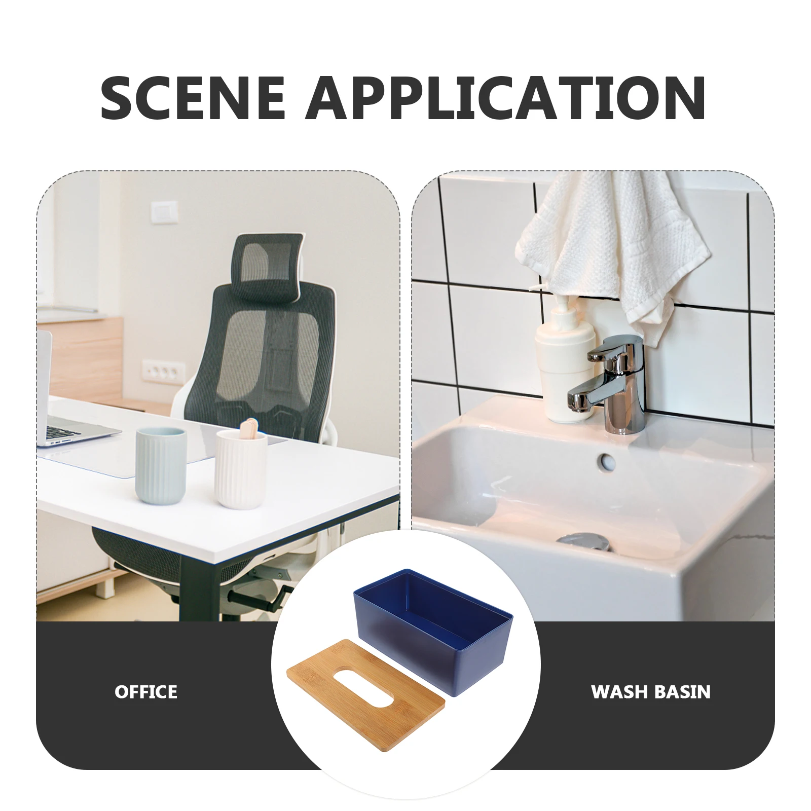 Wooden Tissue Box Cover Rectangle Napkin Storage to Carry and Clean for Various Rooms Tissue Box Covers 
Wooden Tissue Box Cover Rectangle Napkin Storage to Carry and Clean for Various Rooms Tissue Box Covers