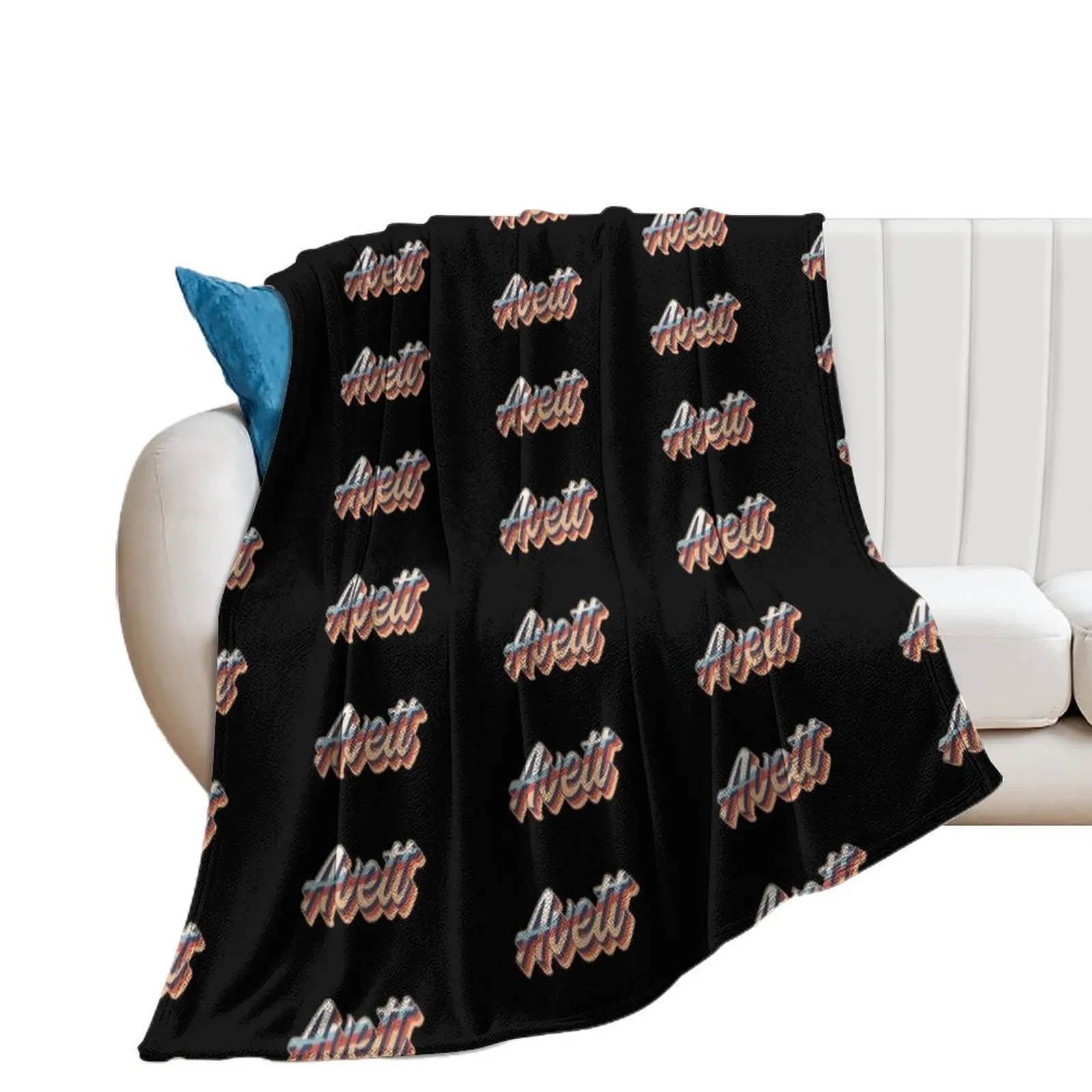 Avett name - cool 70s retro font surf style design (Black) Throw Blanket Luxury Designer blankets and throws Blankets
Avett name - cool 70s retro font surf style design (Black) Throw Blanket Luxury Designer blankets and throws Blankets