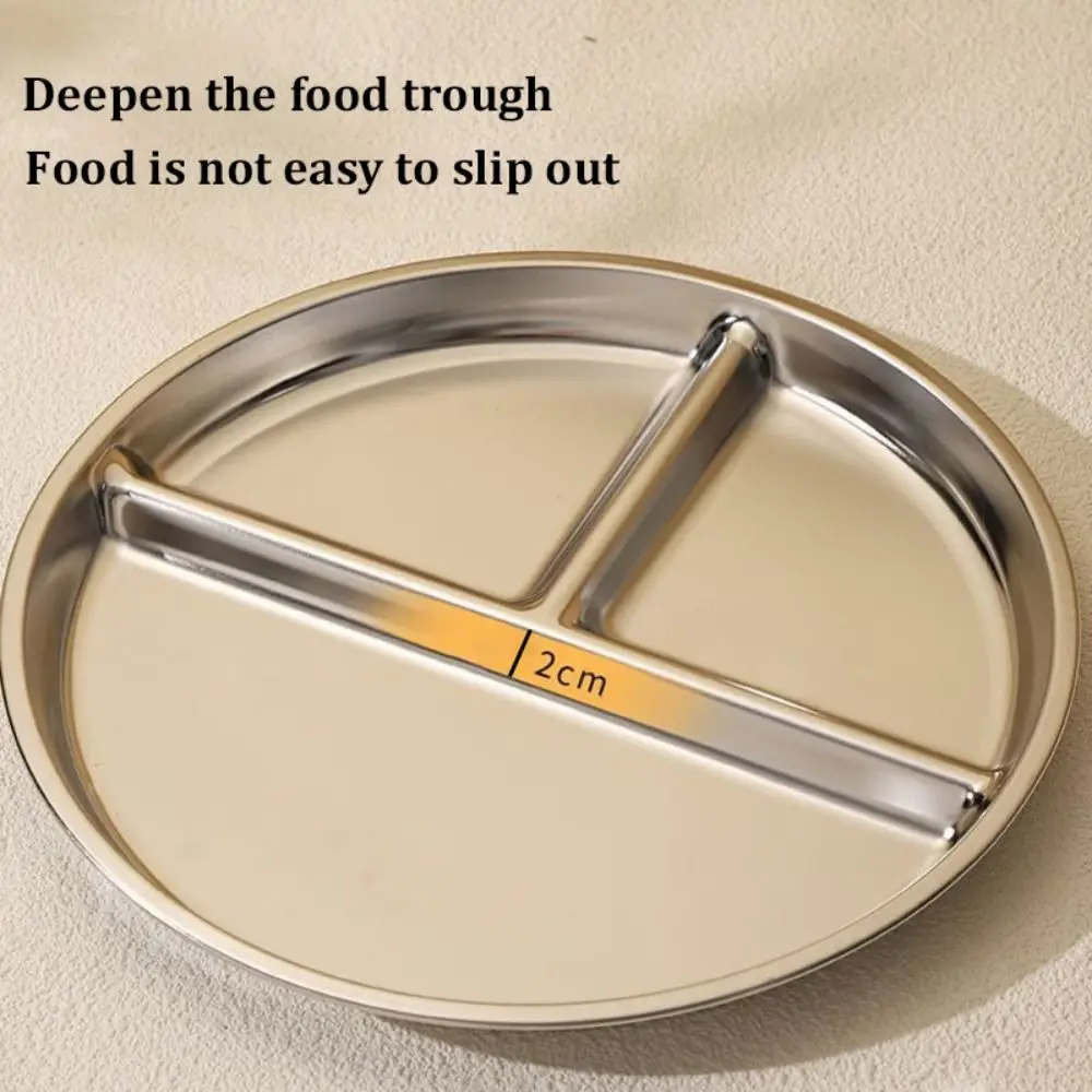 304 Stainless Steel Portion Control Plates Round Reusable Food Trays 9" inch Salad Barbecue Plate for Adults Kids
304 Stainless Steel Portion Control Plates Round Reusable Food Trays 9" inch Salad Barbecue Plate for Adults Kids