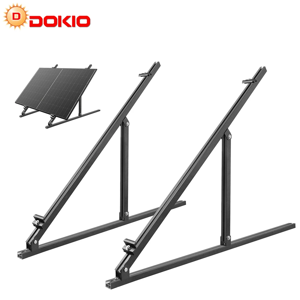 DOKIO Adjustable Solar Panel Mount Bracket, Fits 100-400W Solar Panels, Suitable for Boats, Motorhomes, Roofs & Balconies
DOKIO Adjustable Solar Panel Mount Bracket, Fits 100-400W Solar Panels, Suitable for Boats, Motorhomes, Roofs & Balconies